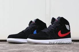 Nike Air Jordan 1 Mid Black White Online Air Jordan 1 Mid Black Varsity Red Varsity Royal White Cement Grey 554724 065 With Images