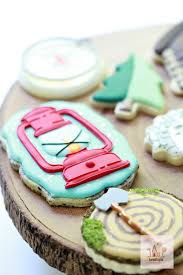 Caramel Royal Icing Recipe Video Of Decorating Camping Cookies Sweetopia Recipe Sugar Cookie Designs Royal Icing Cookies Sugar Cookies Decorated