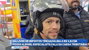 Gasolina a R$ 3,82: Consumidores fazem fila em posto de combustíveis no Dia  Livre de Impostos Um posto de combustíveis da Rua Comendador José Garcia,  em Pouso Alegre, vendeu gasolina a R$