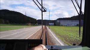 Vierwagenzug oberhalb hölstein im jahre 2015. Waldenburgerbahn Wb Ag Von Liestal Bis Waldenburg Youtube