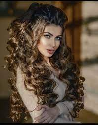 we love shiny silky smooth hair in 2021 curls for long hair loose curls hairstyles big curls for long hair