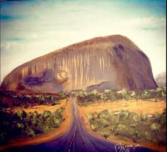 It is located immediately west of nigeria's capital abuja. Zuma Rock Painting By Chioma Offiah