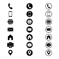 Set of linear teamwork icons. Business Card Icon Set In Modern Flat Design Isolated On White Background Contact Vector Illustration For Web Site Or Mobile App Stock Vector Adobe Stock