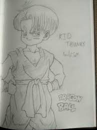 Figuarts, 9 years creating collectible figures for dragon ball. Kid Trunks Sketch I Haven T Dragon Ball But After This I Might Have To Dbz