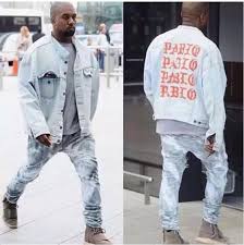 It's produced by kanye west and take a daytrip, and features kentucky rapper jack harlow. Grosshandel 2016 Kanye West Saison 3 Ubergrossen Pablo Manner Jacken Gebrochen Jean Mantel Hiphop Motorrad Jacke Manner Jeans Denim Jacke Von Fashionstylehome 42 88 Auf De Dhgate Com Dhgate