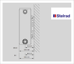 Stelrad Compact K2 Type 22 Double Panel Double Convector Radiator 600mm X 700mm White 143785