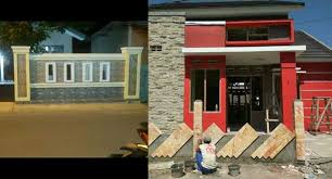 Trend desain pagar besi minimalis. Model Pagar Rumah Minimalis Batu Alam Paling Uhuy Rumah Minimalis