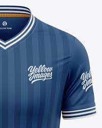 Download Men S Sports Jersey Mockup Front View Football Jersey Soccer T Shirt In Apparel Mockups On Yellow Images Object Mockups
