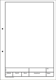 Zeichnung vorlage a3 excel vorlage rechnung konstruktionszeichnung 29 herunterladen schriftfeld technische zeichnung vorlage a4 schriftfeld technische zeichnung. Tz Block Nr 12 A4 Weiss Unlinert Mit Rand Und Schriftfeld Technischer Zeichenbedarf