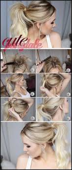 How To Chic Cute Ponytail Tutorial Peinados Pinterest Einfache Frisuren Bob Frisuren Bob Frisuren 2018 Hair Styles Hair Beauty Long Hair Styles