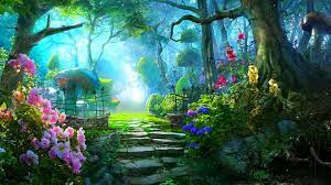 There is a garden in every childhood, an enchanted place where colors are brighter, the air softer, and the morning more fragrant than ever. Mystical Garden Wallpapers Top Free Mystical Garden Backgrounds Wallpaperaccess