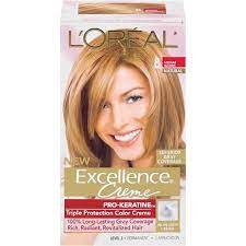 L Oreal Paris Excellence Creme Permanent Triple Protection Hair Color 8 Medium Blonde 1 Kit Walmart Com Grey Hair Coverage Hair Color At Home Hair Color