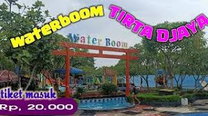 Sebagai penghilang penat dari kegiatan suntuk yang dihadapi. Waterboom Tirta Djaya Haurgeulis Htm Rp 20 000 Youtube