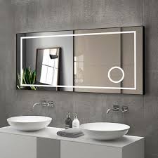 4.2 out of 5 stars 99. Decoraport 60 X 28 Inch Led Bathroom Mirror Dress Mirror With Touch Button Magnifier Anti Fog Dimmable Horizontal Mount D621 6028c Decoraport Usa