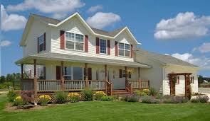 Custom Two Story Modular Home With Covered Front Porch Stratford Homes Model Homes Modular Homes