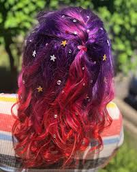 Arctic Fox Hair Color Paigebartonbeauty In A Galaxy Far Far Away Color Melt Done On Storm Who Is Now A Sp Fox Hair Dye Galaxy Hair Color Sunset Hair Color