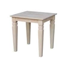 International Concepts Java Unfinished Storage Console Table Ot 60s2 The Home Depot Wood End Tables Furniture End Tables