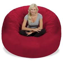 6 Huge Bean Bag Chair With Memory Foam Filling And Washable Cover Brown Relax Sacks Bean Bag Chair Large Bean Bag Chairs Memory Foam