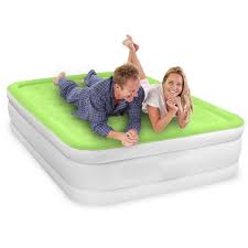 Air Comfort Dream Easy Queen Size Raised Air Mattress With Built In Pump Walmart Com Air Mattress Mattress Queen Size