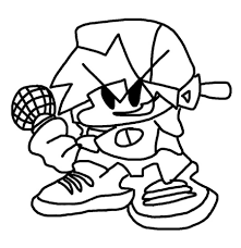 Friday night funkin coloring page: Top 40 Printable Friday Night Funkin Coloring Pages Online Coloring Pages