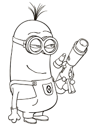 Put your cubans back in your pants. exhibitionist & voyeur Despicable Me Coloring Pages Kevin Minion Coloring4free Coloring4free Com