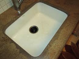 granite stains all around the kitchen