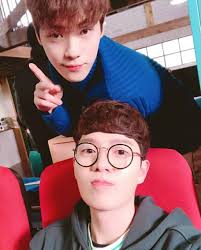 Kim Jung Hyun and Son Seung Won behind the scene 📸