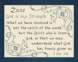 Zane Name Blessings Personalized Cross Stitch Design From Joyful Expressions Personalized Cross Baby Scripture Cross Stitch