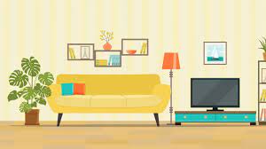 Empty living room background clipart. Benefits Of Minimalism 7 Simple Ways Decluttering Has Changed My Life Living Room Clipart Living Room Interior Shelving Units Living Room