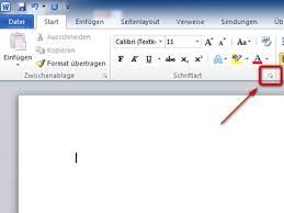 Die schriften eignen sich für alle programme die von windows 1. Standard Schrift In Word 2007 2010 Andern Computer Bild