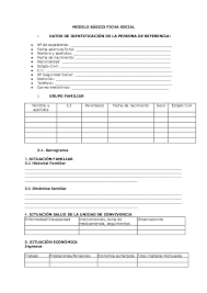 Puede hace click en la imagen para acceder al sistema de ficha digital. Ejemplo De Ficha Social En Trabajo Social Coleccion De Ejemplo