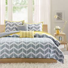 If your bedroom is decorated in cooler pastel tints of green blue purple. Yellow And Gray Bedding That Will Make Your Bedroom Pop