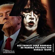 Gene Simmons pasándola bien en camerinos. 📷 Alexander Kinds