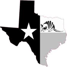 Black And White Texas Flag Png 4in X 4in Black And White Armadillo Texas Sticker Stickertalk Texas Stickers Armadillo Black And White