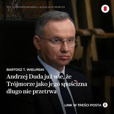 Inicjatywa Trójmorza to kosztowna mrzonka prezydenta, który naiwnie  uwierzył w Polską mocarstwowość. Teraz trzeba będzie to jakoś posprzątać".  🟥Więcej:  https://wyborcza.pl/7,75399,31889530,andrzej-duda-juz-wie-ze-trojmorze-jako-jego-spuscizna-dlugo  ...
