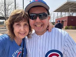 Introducing myself and sharing a photo from spring training