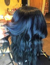Dye their hair blue, purple, or deep green. 20 Amazing Blue Black Hair Color Looks