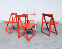 Set Of 4 Folding Chairs By Aldo Jacober For Alberto Bazzani Italy 1960s 123892 In 2020 Folding Chair Chair Furniture