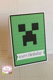 How to make the impossible card step 1: Minecraft Card I Made Which Was Inspired By Other Cards I Seen On Pinterest Kids Minecr Birthday Cards For Boys Minecraft Birthday Card Birthday Cards For Son