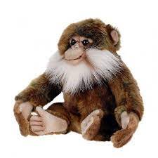 Hansa Plush Salem Monkey 7 Inch Brown Realistic Stuffed Animals Monkey Stuffed Animal Monkey Plush Toy