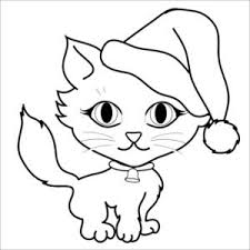 This baby animal will make everyone, children or adults, falling in love with them. Kitty Christmas Kitten Coloring Pages Novocom Top