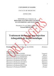 La toxine botulique fabriquée par la bactérie clostridium botulinum responsable du botulisme, ou la toxine tétanique,. Traitement Du Bavage Par Injection De Toxine Botulique