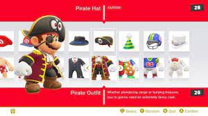 Today Mario Is Wearing His Pirate Hat And His Pirate Outfit From Super Mario Odyssey Super Mario Art Super Mario Odyssey Pirate Outfit
