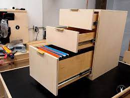 How to make a file cabinet drawer. Diy Drawer Cabinet Office Build Diy Montreal