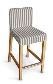 Spruce up those plain chairs into elegant works of art with our classy party chair covers. Henriksdal Bar Stool Cover Navy Blue And White Stripes 1 5cm 136 02 Hendriksdal Bar Stool Dekoria