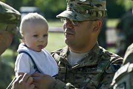 U.S. Army Sgt. Alfredo Miranda, a soldier deploying