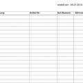 Arbeitszeitnachweis vorlagen 2020 für excel. Inventurliste Zum Ausdrucken Download Kostenlos