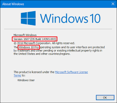 Your windows version is displayed next to version and your build number is displayed next to build to the right of version. How To Find Out Which Build And Version Of Windows 10 You Have