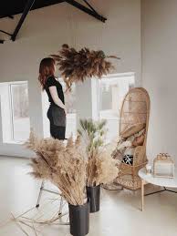 Dried Pampas Grass Hanging Installation Plant Decor Pampas Grass Decor Grass Wedding