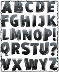 Image width more flamingtext styles. 3d Alphabet Letter Vectors